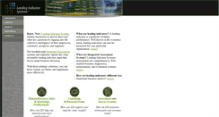 Desktop Screenshot of leadingindicator.com