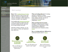 Tablet Screenshot of leadingindicator.com